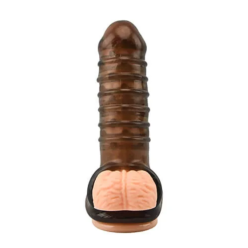 Loving Joy Boss Textured Penis Sleeve with Ball Loop | Loving Joy Male Sex Toys Loving Joy Boss Textured Penis Sleeve with Ball Loop | Loving Joy Male Sex Toys