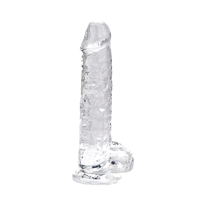 Loving Joy Dildos | Loving Joy 7 Inch Dildo with Balls Clear