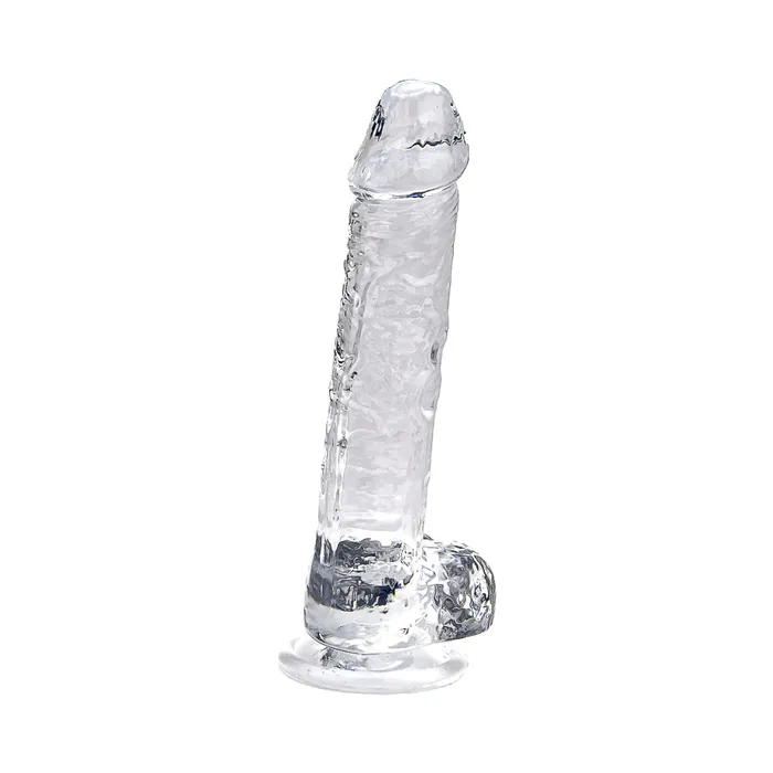 Loving Joy Dildos | Loving Joy 7 Inch Dildo with Balls Clear