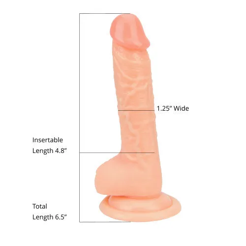 Loving Joy Loving Joy Realistic Dildo with Balls and Suction Cup 6 inch | Dildos Loving Joy Loving Joy Realistic Dildo with Balls and Suction Cup 6 inch | Dildos