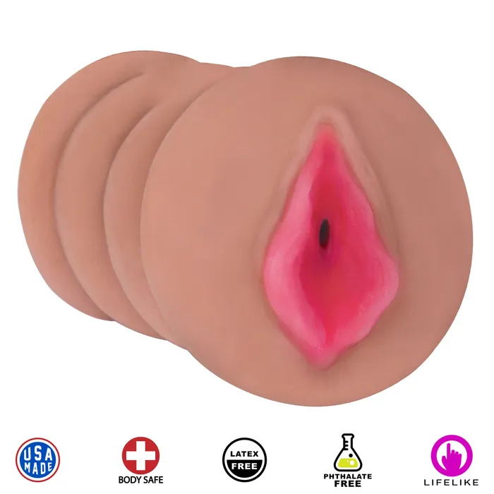 Male Sex Toys | Curve Toys Mistress Sabrina Pussy Stroker Tan