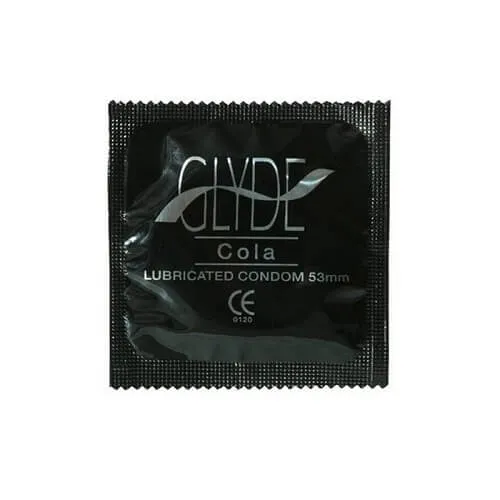 Male Sex Toys Glyde Vegan Condoms Glyde Ultra Cola Flavour Vegan Condoms 100 Bulk Pack