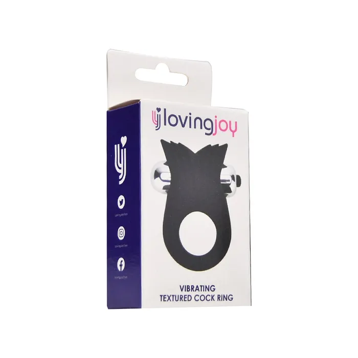 Male Sex Toys | Loving Joy Loving Joy Silicone Vibrating Textured Cock Ring