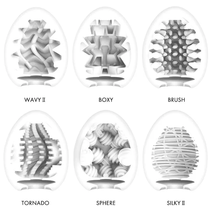 Male Sex Toys | TENGA Easy Beat Egg New Standard Masturbator Six Pack