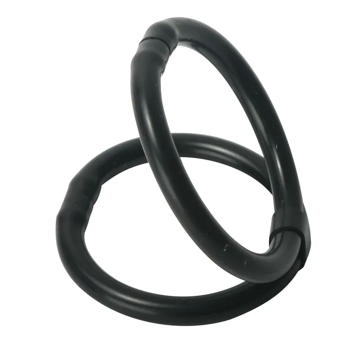 Male Sex Toys | XR Brands Easy Release Silicone Duo Cock Ring