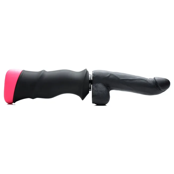 Mega-pounder Hand-held Thrusting Silicone Dildo | XR Brands Dildos