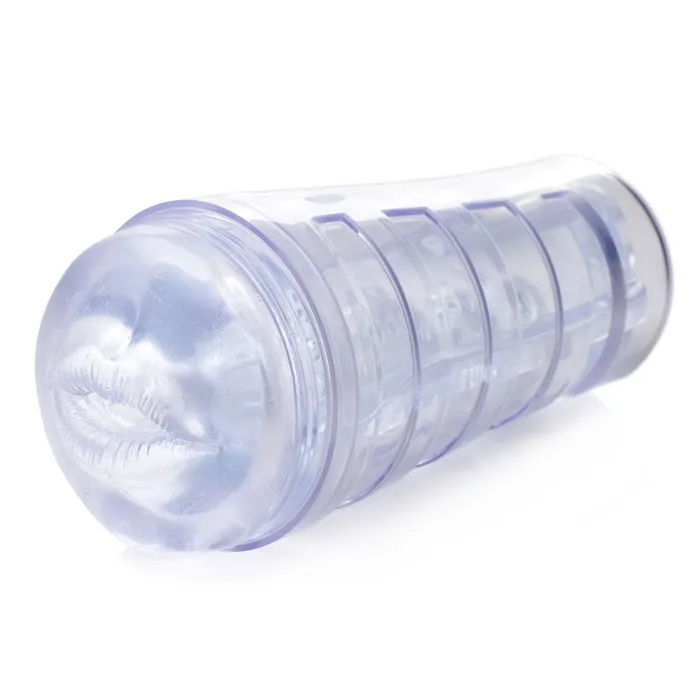 Mistress Courtney Diamond Deluxe Mouth Stroker - Clear | Curve Toys Male Sex Toys