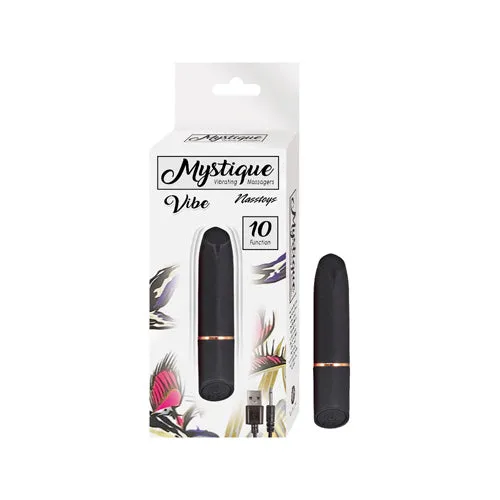NassToys Vibrators Mystique Vibrating Massagers Vibe Black