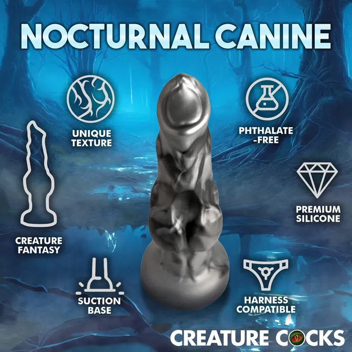 Night Prowler Silicone Dildo - Medium | XR Brands Dildos