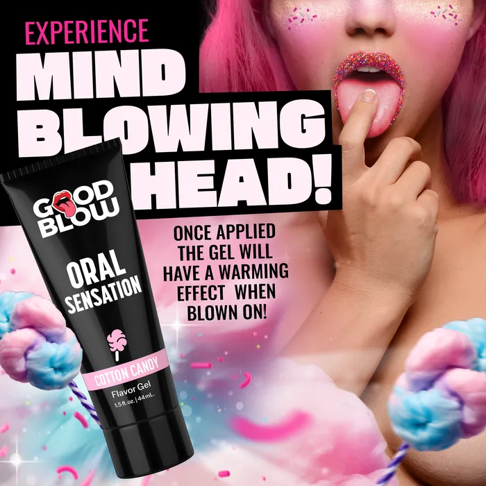 Oral Sensation Gel - Cotton Candy | XR Brands Enhancers