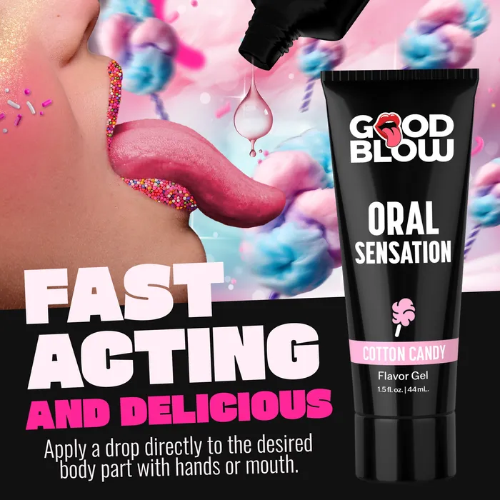 Oral Sensation Gel - Cotton Candy | XR Brands Enhancers