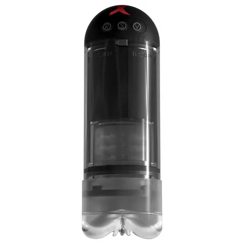 PDX Elite 5 Function Extender Pro Vibrating Pump - Clear | Pipedream Products Male Sex Toys