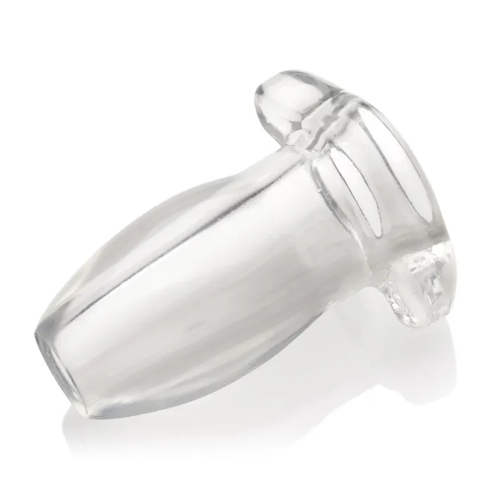 Peephole Clear Hollow Anal Plug | XR Brands Male Sex Toys