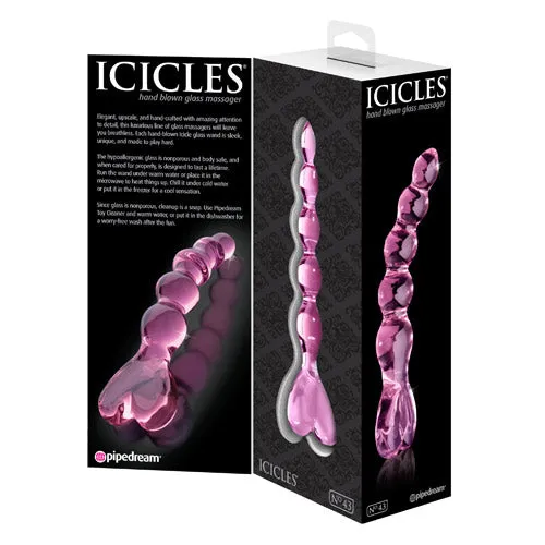 Pipedream Products Dildos | Icicles No 43 Hand Blown Glass Massager