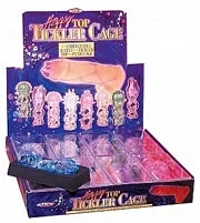 Pipedream Products Male Sex Toys Happy Top Tickler Cage Display of 8