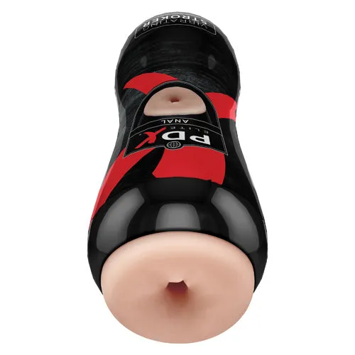 Pipedream Products Male Sex Toys | PDX Elite Anal Vibrating Stroker - Ivory