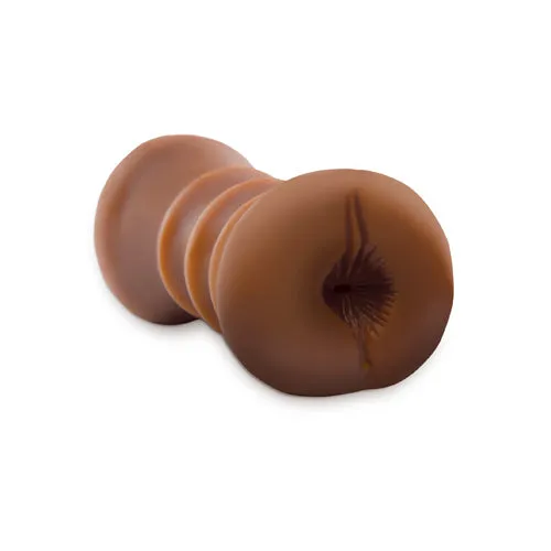 Pipedream Products Male Sex Toys | PDX - Flip A Sista Over Non-Vibrating Fanta Flesh Realistic Masturbator - Black