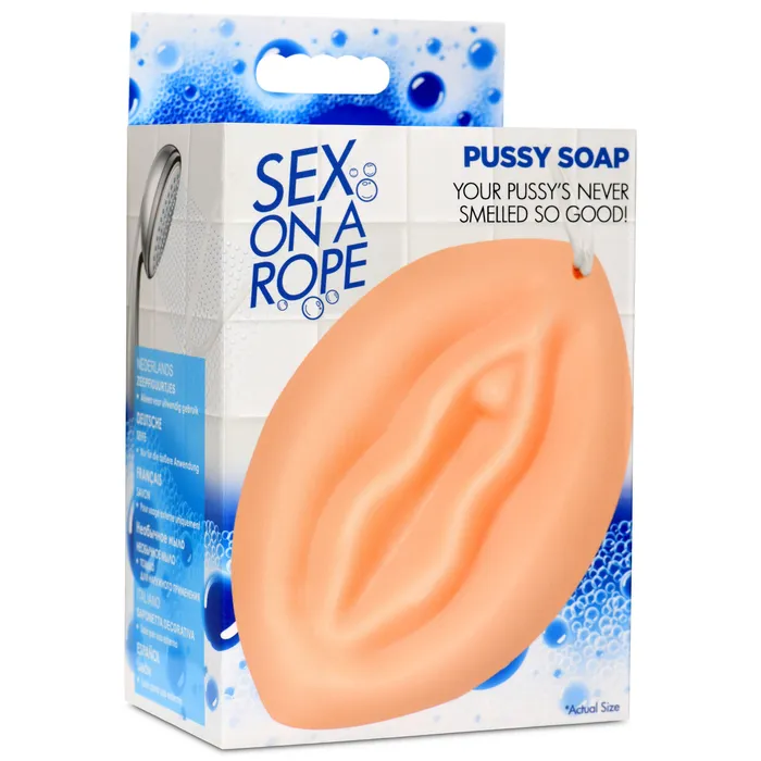 Pussy Soap On A Rope | XR Brands Female Sex Toys
