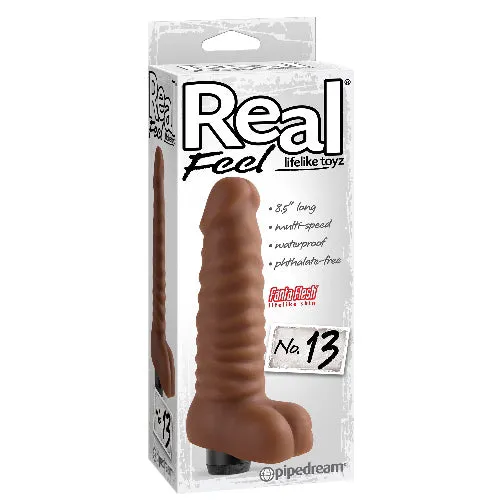 Real Feel LifeLike Toyz No 13 Brown Pipedream Products Vibrators