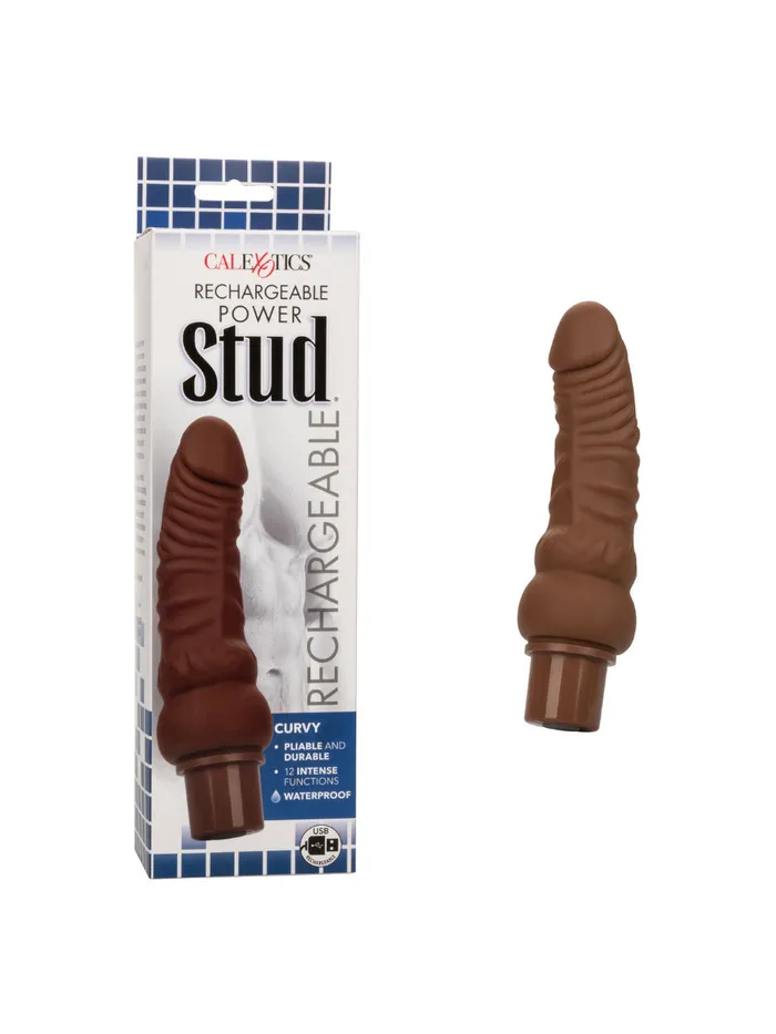 Rechargeable Power Stud Curvy Brown California Exotic Novelties Female Sex Toys Rechargeable Power Stud Curvy Brown California Exotic Novelties Female Sex Toys