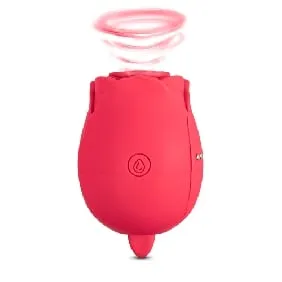 Rose Sucking Vibrator w/ Tongue | Smokin' Aces Hotspot Shop Vibrators