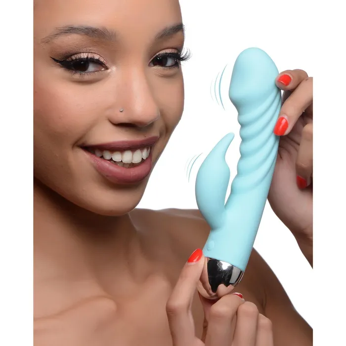 Sassy 10x Silicone Gspot Vibrator Curve Toys Female Sex Toys