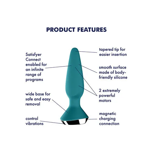 Satisfyer Anal | Plug-ilicious 1 Anal Plug Green