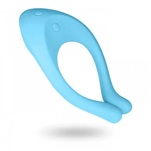 Satisfyer Partner Multifun 1 Triple Motor Silicone Couples Vibe - Blue | Satisfyer Vibrators