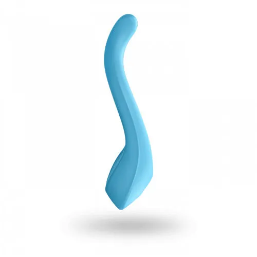 Satisfyer Partner Multifun 1 Triple Motor Silicone Couples Vibe - Blue | Satisfyer Vibrators