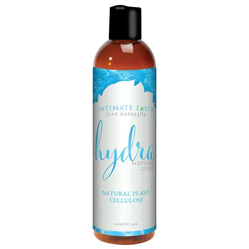 Sexual Health Wellbeing Intimate Earth Hydra Natural Glide Water Based Lubricant with Plant Cellulose 120ml