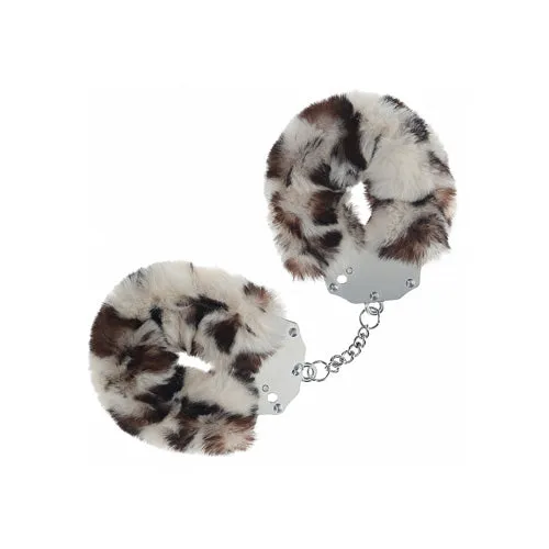 Shots America Couples | Ouch! - Heavy-Duty Fluffy Handcuffs - Snowleopard