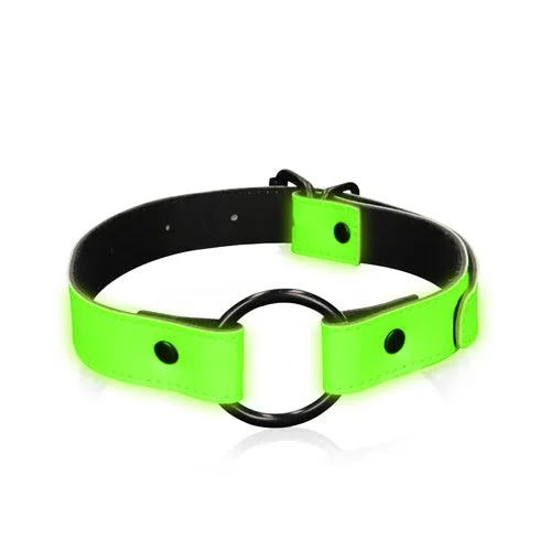 Shots America Male Sex Toys | O-Ring Gag - Glow in the Dark