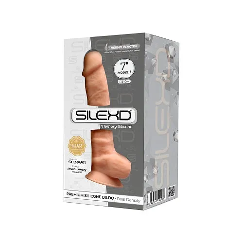 SilexD 7 inch Realistic Silicone Dual Density Dildo with Suction Cup and balls | SilexD Dildos SilexD 7 inch Realistic Silicone Dual Density Dildo with Suction Cup and balls | SilexD Dildos