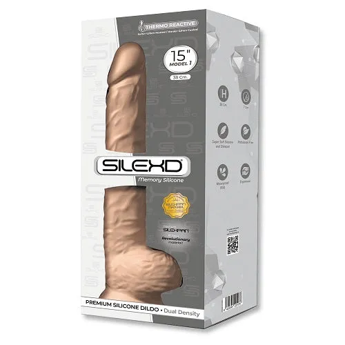 Silexd SilexD 15 inch Realistic Silicone Dual Density Dildo with Suction Cup with Balls | Dildos Silexd SilexD 15 inch Realistic Silicone Dual Density Dildo with Suction Cup with Balls | Dildos