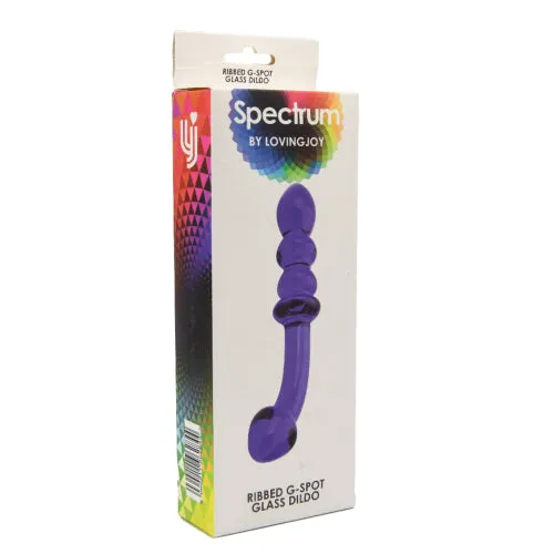 Spectrum Dildos | Spectrum Ribbed G-Spot Glass Dildo Spectrum Dildos | Spectrum Ribbed G-Spot Glass Dildo