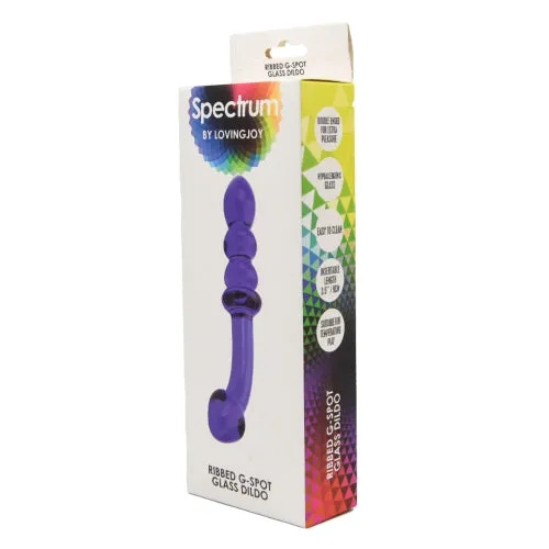 Spectrum Dildos | Spectrum Ribbed G-Spot Glass Dildo Spectrum Dildos | Spectrum Ribbed G-Spot Glass Dildo