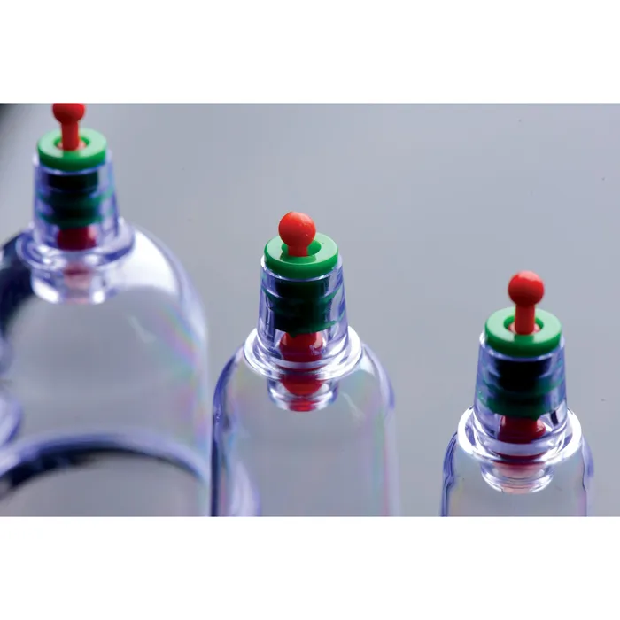 Sukshen 6 Piece Cupping Set With Acu-points | XR Brands Female Sex Toys