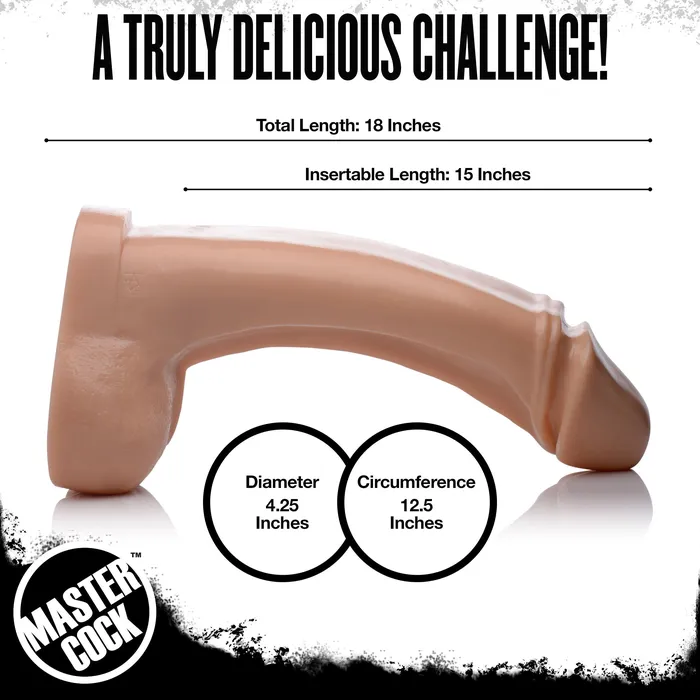 The Annihilator Xxxl 18 Inch Dildo Flesh | XR Brands Dildos