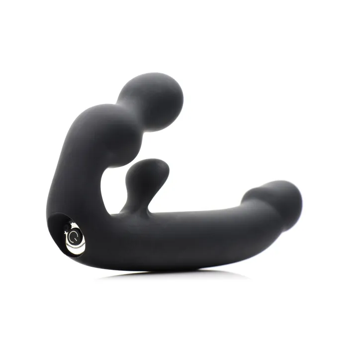 Tri-volver Rechargeable Strapless Strap On | XR Brands Female Sex Toys