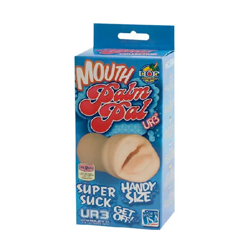 UR3 Palm Pal NonVibrating Mouth Masturbator Skin Doc Johnson USA Male Sex Toys