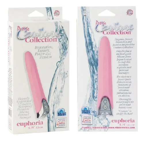 Vibrators | California Exotic Novelties Couture Collection - Petite Couture - Silicone Vibrator - Euphoria - Pink (MS, W