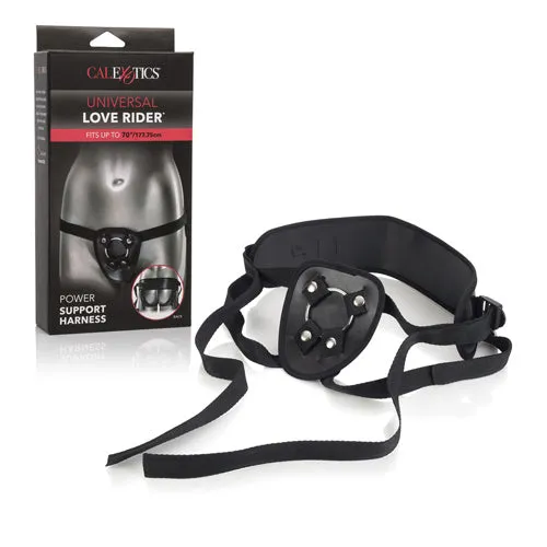 Vibrators California Exotic Novelties Universal Love Rider Power Support Harness Black