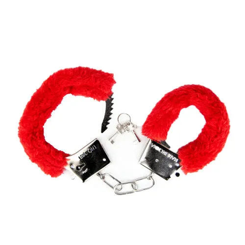 Vibrators | Loving Joy Loving Joy Furry Handcuffs Red