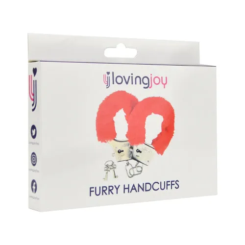 Vibrators | Loving Joy Loving Joy Furry Handcuffs Red