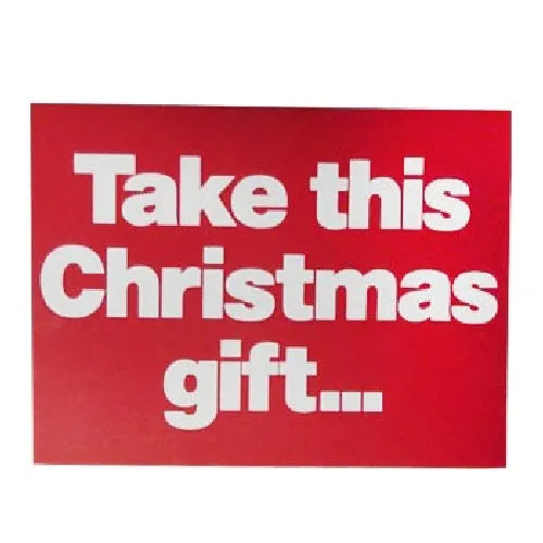 Vibrators Rockshots Xmas Gift Christmas Card