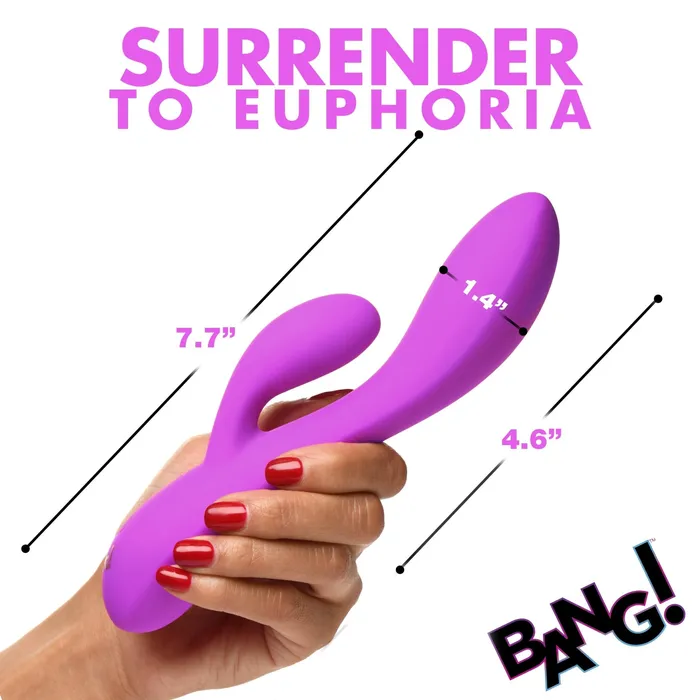 XR Brands 10x Flexible Silicone Rabbit Vibrator - | Female Sex Toys