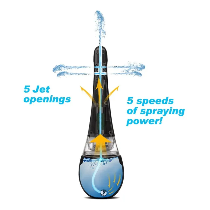 XR Brands Anal | Electric Auto-spray Douche Enema Bulb