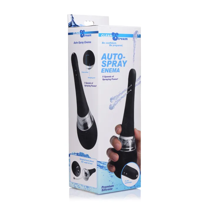 XR Brands Anal | Electric Auto-spray Douche Enema Bulb