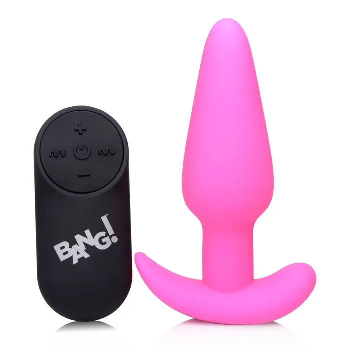 XR Brands Anal | Remote Control 21x Vibrating Silicone Butt Plug