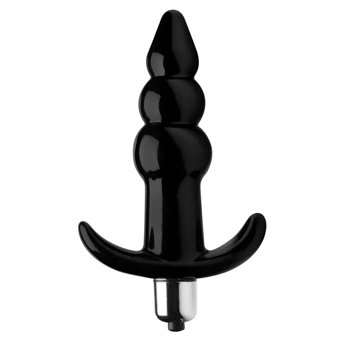 XR Brands Anal | Ribbed Vibrating Butt Plug